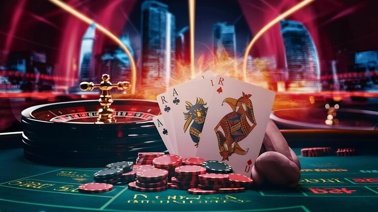 sin88 slot Ceme online table layout showing dealer position, player seats, and card display areas